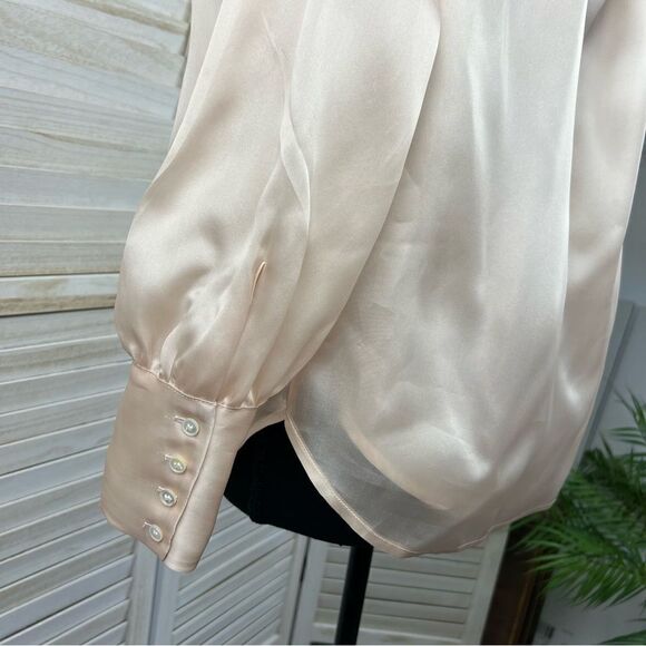 J Crew Collection Silk Off The Shoulder Party Blouse Top 8 - Picture 3 of 11
